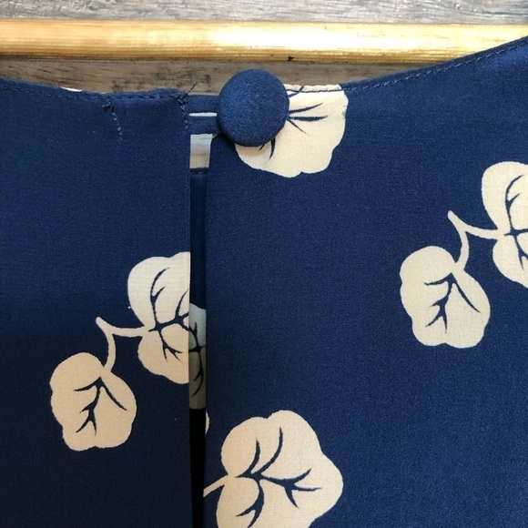 Vintage Boho 80s Silky Oversized Pleated Dropped Waist Midi Dress Large - Picture 12 of 12